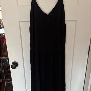Shoe Dazzle Black Maxi Dress
